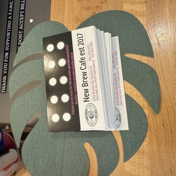 New Brew Cafe - They offer a stamp card - Coffee & Tea Near Me - Rocklin, California New Brew Cafe - They offer a stamp card - Coffee & Tea Near Me - Rocklin, California