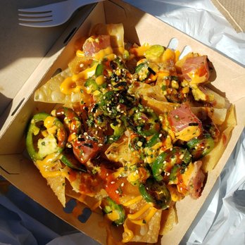 The Standing Room - Sad poke nachos $17!? for this - Burgers Near Me - Torrance, California The Standing Room - Sad poke nachos $17!? for this - Burgers Near Me - Torrance, California