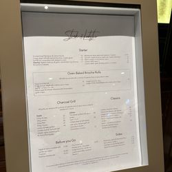Steak & Lobster - Menu