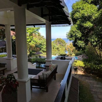Bambu Villa Resort - View from balcony of pool and ocean - Resorts Near Me - Mabini, BTG