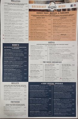 Menu photo 1 The Delectable Egg - Downtown Denver, CO