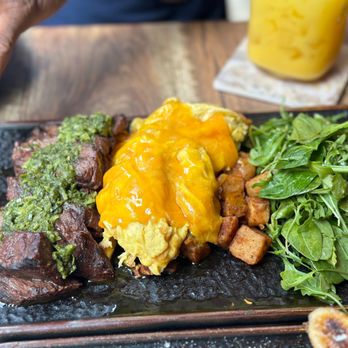 Ikaro - a plate of food on a table - Breakfast & Brunch Near Me - Middletown, New York