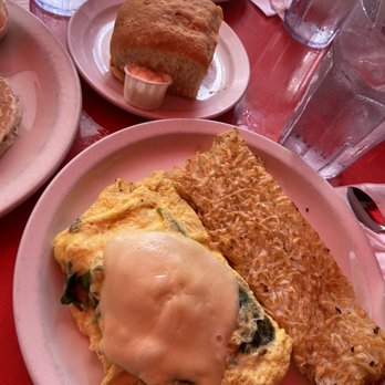 Mo's Egg House - Spinach and Swiss omelette - Breakfast & Brunch Near Me - Temecula, California