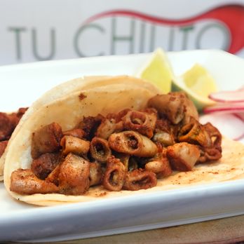 Tacos Tu Chilito - a tortilla filled with octopus - Tacos Near Me - North Richland Hills, Texas Tacos Tu Chilito - a tortilla filled with octopus - Tacos Near Me - North Richland Hills, Texas