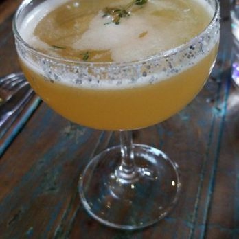 Fish Gaucho - Mandarin thyme girly drink - Mexican Near Me - Paso Robles, California