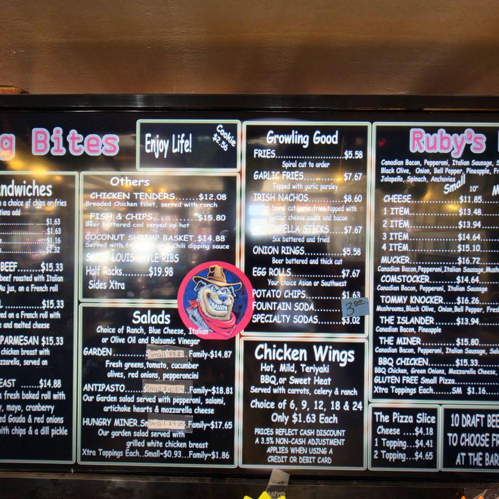 Red Dog Saloon - menu - Pizza Near Me - Virginia City, Nevada Red Dog Saloon - menu - Pizza Near Me - Virginia City, Nevada