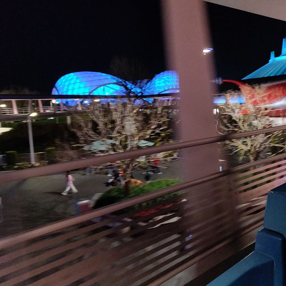 Tron Lightcycle Run - View of Tron from the people mover - Amusement Parks Near Me - Orlando, Florida Tron Lightcycle Run - View of Tron from the people mover - Amusement Parks Near Me - Orlando, Florida