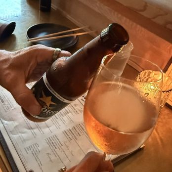 Tokyo Cowboy - Sapporo and Rose champagne - Asian Fusion Near Me - San Antonio, Texas