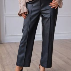 Market 31 Boutique - Always Edgy Black Snake Print Leather Pants
