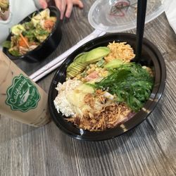Build Your Own Poke Bowl and  Golden Milk Tea