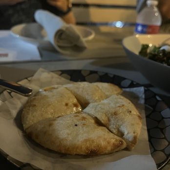 Yelp's Dinner Party at Kitchen Rumors - Chili Cheese Kulcha - this one had a spicy kick! - Yelp Events Near Me - Houston, Texas Yelp's Dinner Party at Kitchen Rumors - Chili Cheese Kulcha - this one had a spicy kick! - Yelp Events Near Me - Houston, Texas