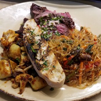 Urban Plates - Grass-Fed beef, Korean cold noodles and curry cauliflower - New American Near Me - Dublin, California Urban Plates - Grass-Fed beef, Korean cold noodles and curry cauliflower - New American Near Me - Dublin, California