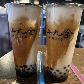 19 GOLD - Brown Sugar Milk Boba - Taiwanese Near Me - Seattle, Washington