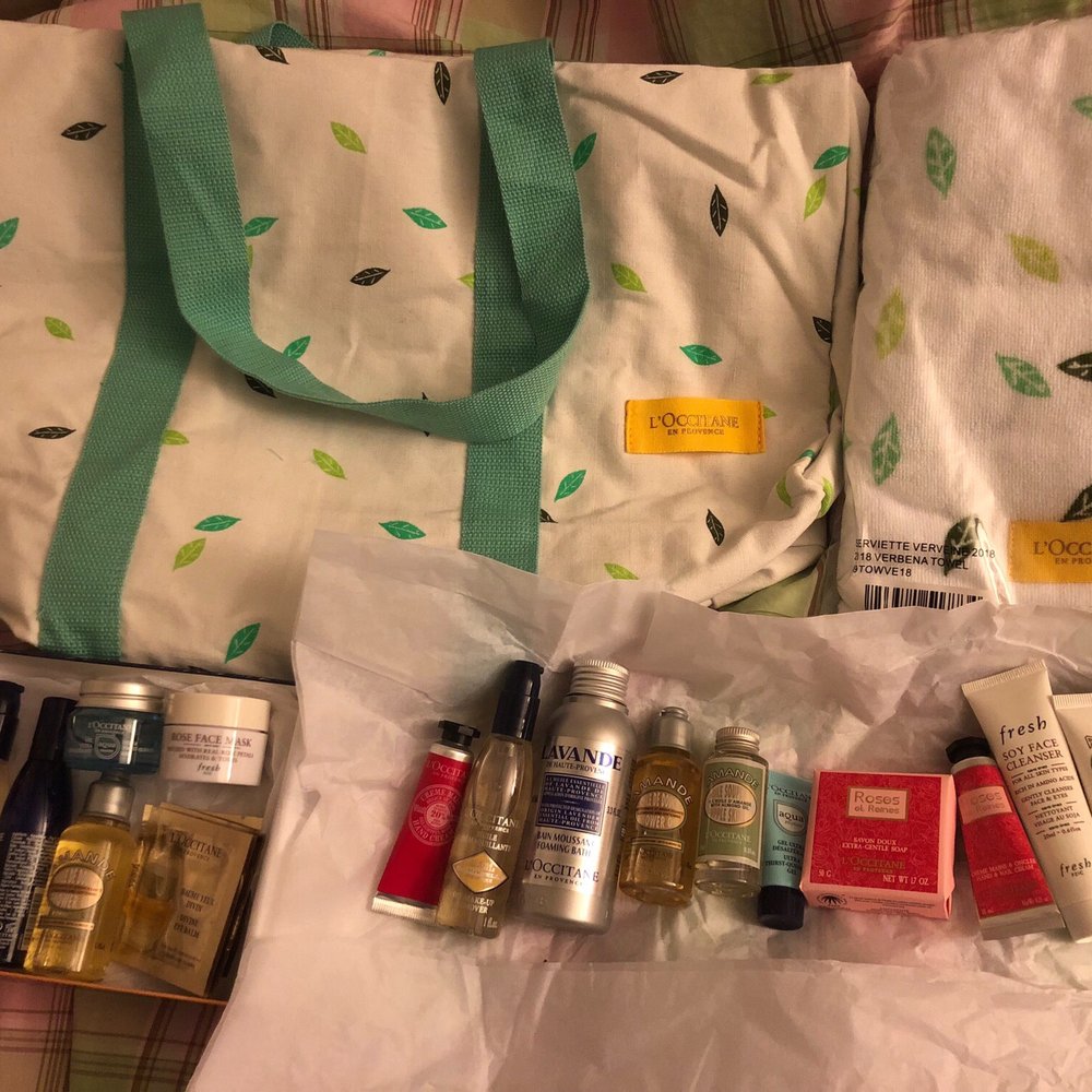 Saved up all of my freebies and samples for the one woman who appreciates them! Saved up all of my freebies and samples for the one woman who appreciates them!