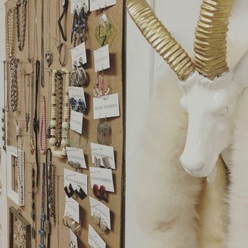 Filthy Rebena Vintage - Jewelry wall; most pieces are costume and are priced at $15. - Women's Clothing Near Me - London, Ontario Filthy Rebena Vintage - Jewelry wall; most pieces are costume and are priced at $15. - Women's Clothing Near Me - London, Ontario