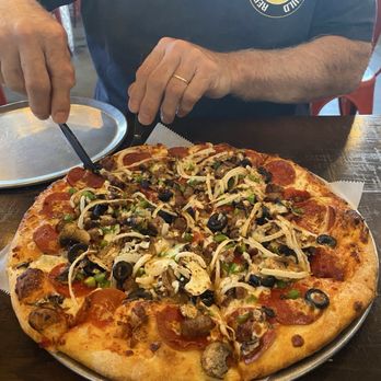 Serial Grillers - Small monster pizza. - Pizza Near Me - Tucson, Arizona Serial Grillers - Small monster pizza. - Pizza Near Me - Tucson, Arizona