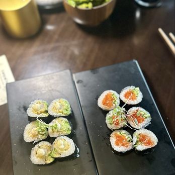 Norikase - Sushi rolls. Spicy tuna and not sure about the other - Sushi Bars Near Me - Jacksonville, Florida Norikase - Sushi rolls. Spicy tuna and not sure about the other - Sushi Bars Near Me - Jacksonville, Florida