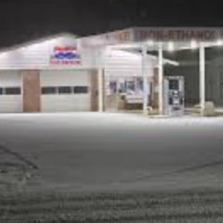 Pop's Full Service - Winter time scene