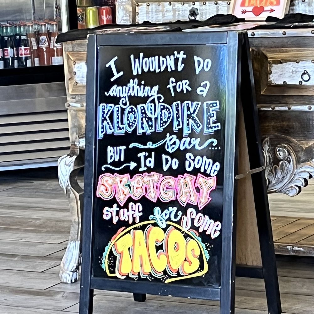 Old Town Monrovia - Fun signs at Tacos y Papas (a new favorite!) - Local Flavor Near Me - Monrovia, California Old Town Monrovia - Fun signs at Tacos y Papas (a new favorite!) - Local Flavor Near Me - Monrovia, California