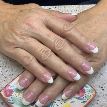 VIP Nail Spa - Classic French Gel Manicure - Nail Salons Near Me - Columbus, Indiana