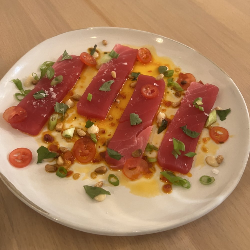 Tremolo Bar - Tuna crudo - Wine Bars Near Me - Middleburg, Virginia