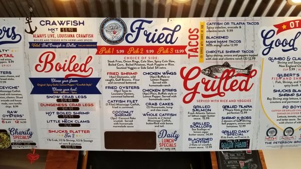 Menu photo 2 Aw Shucks Oyster Bar Frisco, TX Menu photo 2 Aw Shucks Oyster Bar Frisco, TX