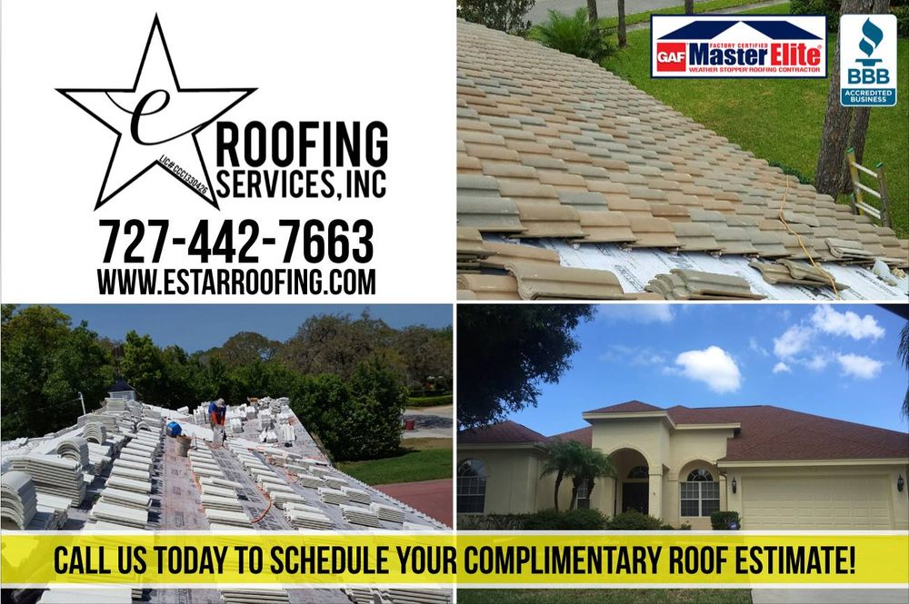 Slide of E-Star Roofing Services