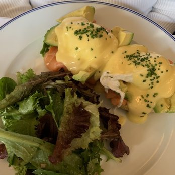 Bouchon - The salmon benedict with avocado - French Near Me - Las Vegas, Nevada