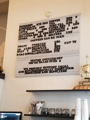 Menu photo 2 White Squirrel Coffee Shop Toronto, ON Menu photo 2 White Squirrel Coffee Shop Toronto, ON