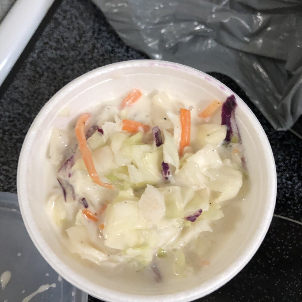 Jerk BBQ Haven - Coleslaw Photo taken by @CheatEatsTO (Instagram) - Barbeque Near Me - Mississauga, Ontario Jerk BBQ Haven - Coleslaw Photo taken by @CheatEatsTO (Instagram) - Barbeque Near Me - Mississauga, Ontario