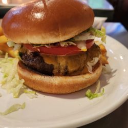 Mad Moe's Pub & Grill - Cheeseburger - asked medium/well .....delivered medium well.  Moe's delivers on the simple things!!