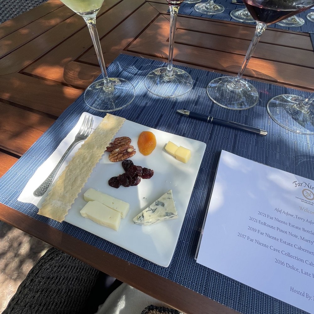 Far Niente - Cheese board - Wineries Near Me - Oakville, California