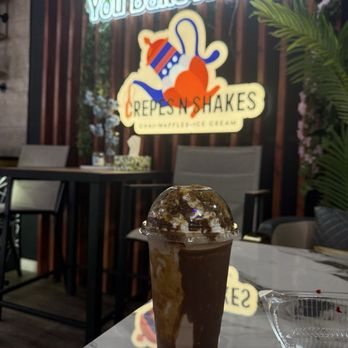 Halal-N-Out - Nutella chocolate and vanilla milkshake - Halal Near Me - Rochester, New York Halal-N-Out - Nutella chocolate and vanilla milkshake - Halal Near Me - Rochester, New York