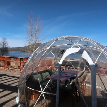 De La Nonna Big Bear - Heated igloo and view of the lake - Pizza Near Me - Big Bear Lake, California De La Nonna Big Bear - Heated igloo and view of the lake - Pizza Near Me - Big Bear Lake, California