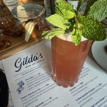 Gilda’s Bar De Tapas - Strawberry Smash G&T - Tapas/Small Plates Near Me - Shawnee Mission, Kansas