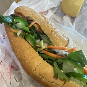 Banh Mi Boys - Bang Bang Shrimp. Ignore the lemon. lol - Vietnamese Near Me - Plano, Texas Banh Mi Boys - Bang Bang Shrimp. Ignore the lemon. lol - Vietnamese Near Me - Plano, Texas