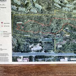 Big Trees Forest Preserve - Map of the park and different trails you can take