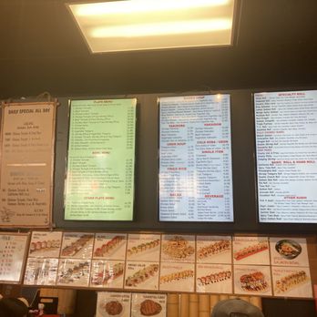 Katsu Cafe - The menu (zoom in). - Japanese Near Me - San Diego, California