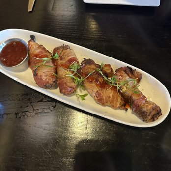 Chelsea Corner - Bacon wrapped stuffed Jalapeños were delicious and come highly recommended! - American Near Me - Dallas, Texas Chelsea Corner - Bacon wrapped stuffed Jalapeños were delicious and come highly recommended! - American Near Me - Dallas, Texas