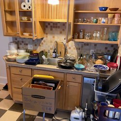 Rose City Estate Sales - The kitchen as it was being prepared for sale.