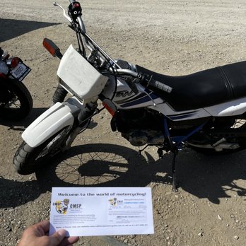 Arroyo's Motorcycle Training at Mt SAC - The bike and the pass. - Driving Schools Near Me - Walnut, California Arroyo's Motorcycle Training at Mt SAC - The bike and the pass. - Driving Schools Near Me - Walnut, California