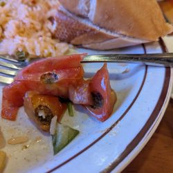 This is what the diced tomatoes were like. I can see one getting past the cook, but it seems this is how they truly dice them up