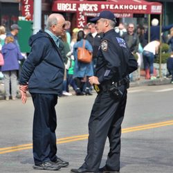 NYPD 111th Precinct - Meeting the public