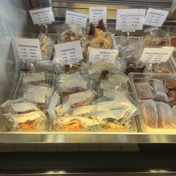 Josephsons Smokehouse - a display of sandwiches and pastries - Seafood Markets Near Me - Astoria, Oregon