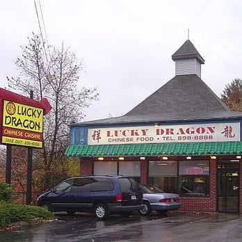 Lucky Dragon - two cars parked in front of a restaurant - Chinese Near Me - Salem, New Hampshire