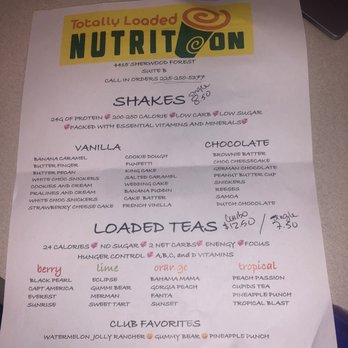 Totally Loaded Nutrition - Tons of flavor even more displayed in store - Juice Bars & Smoothies Near Me - Baton Rouge, Louisiana Totally Loaded Nutrition - Tons of flavor even more displayed in store - Juice Bars & Smoothies Near Me - Baton Rouge, Louisiana