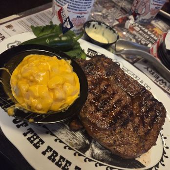 The Big Texan Steak Ranch - Ribeye and Cheesy Potatoes - Steakhouses Near Me - Amarillo, Texas The Big Texan Steak Ranch - Ribeye and Cheesy Potatoes - Steakhouses Near Me - Amarillo, Texas
