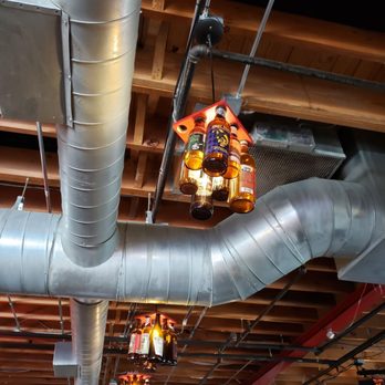 The Workshop Brewing Company - Cool creative light fixtures - Breweries Near Me - Traverse City, Michigan