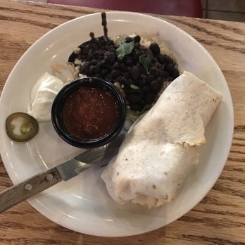 Raul's Mexican Grill - Burrito on a SALAD plate. - Mexican Near Me - Glens Falls, New York Raul's Mexican Grill - Burrito on a SALAD plate. - Mexican Near Me - Glens Falls, New York