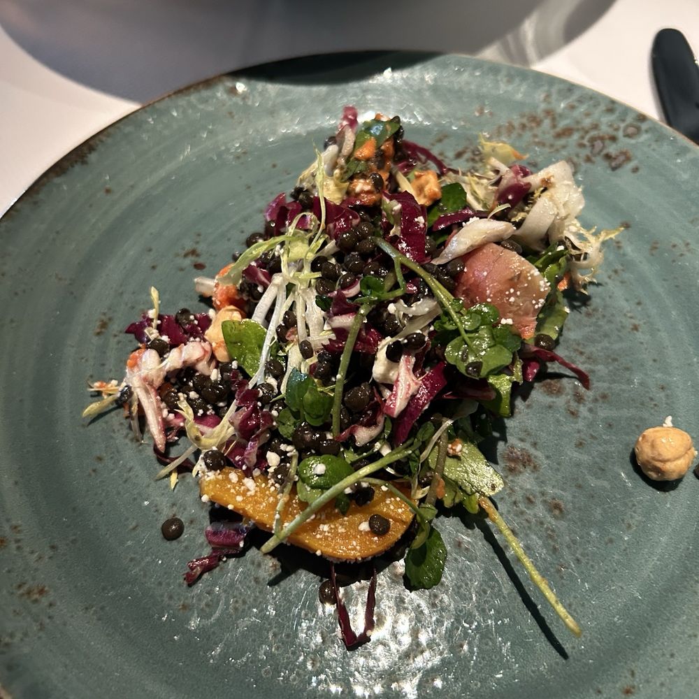 Zucca - Black lentil salad - Italian Near Me - Coral Gables, Florida Zucca - Black lentil salad - Italian Near Me - Coral Gables, Florida